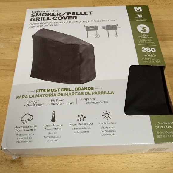 NEW Universal Fit Smoker Pellet Grill Cover Size Medium 52 Inches - Picture 1 of 2